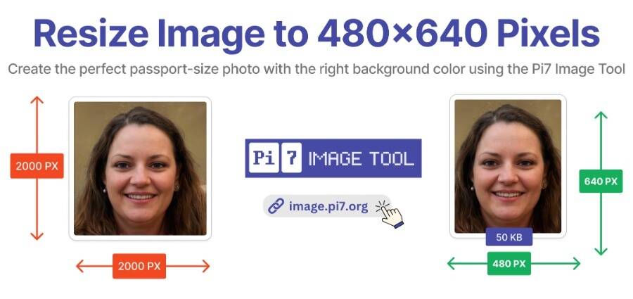 Convert image pixels to 480x640 online with the Pi7 Image Tool