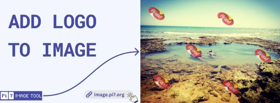 Add your logo to any image with Pi7 Image Tool