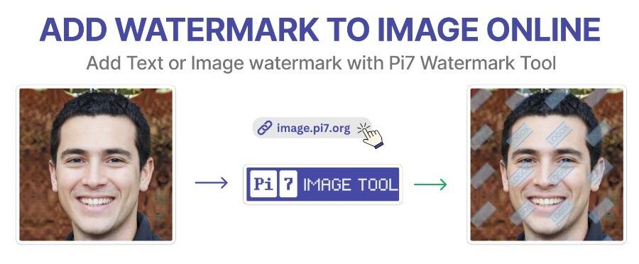 Add Text or Image watermark with Pi7 Watermark Tool