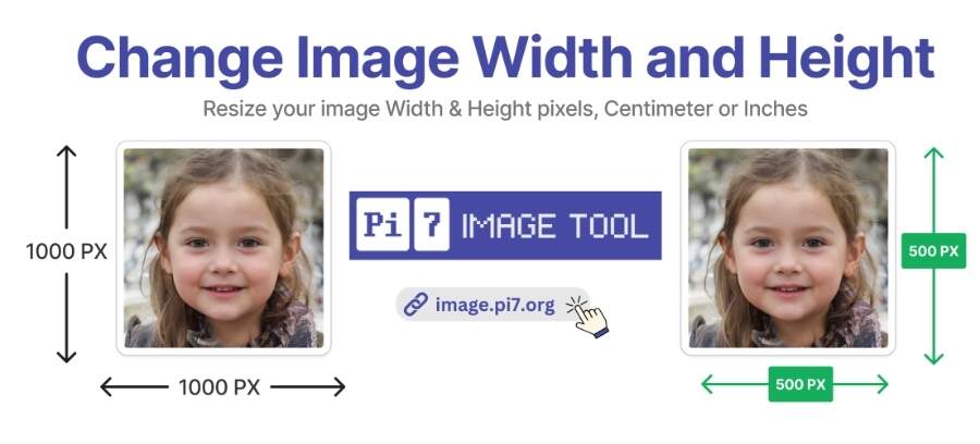 Change image width and height with Pi7 Image Resizer easily.