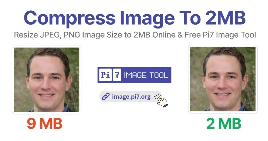 Compress your image to 2MB in free using Pi7 Image Compressor
