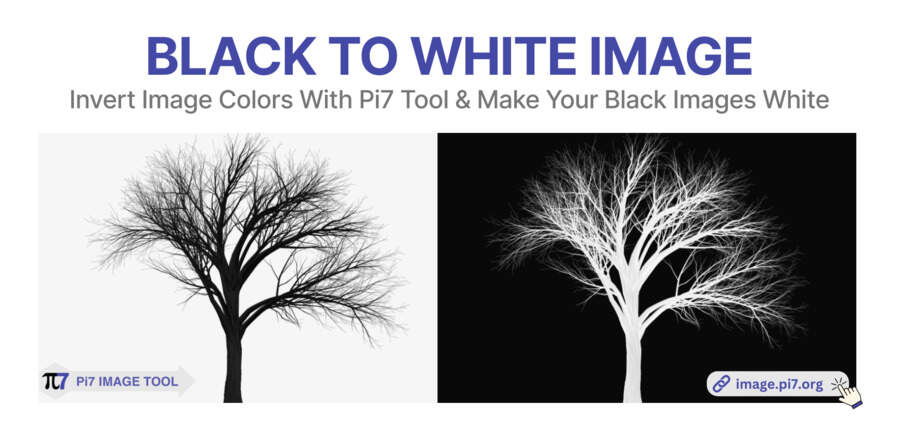 Convert your Black image to white with Pi7's Image Tool