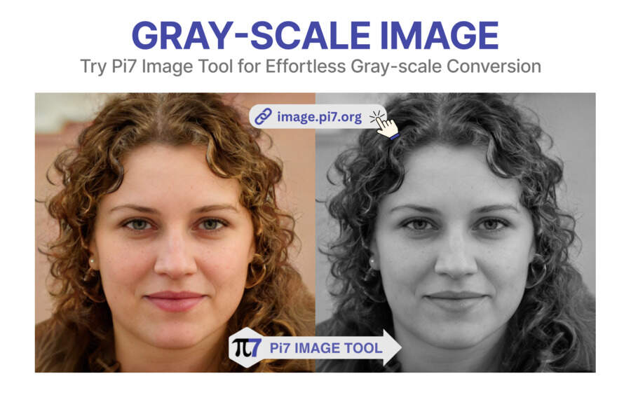Convert your image to grayscale with Pi7's Image Tool