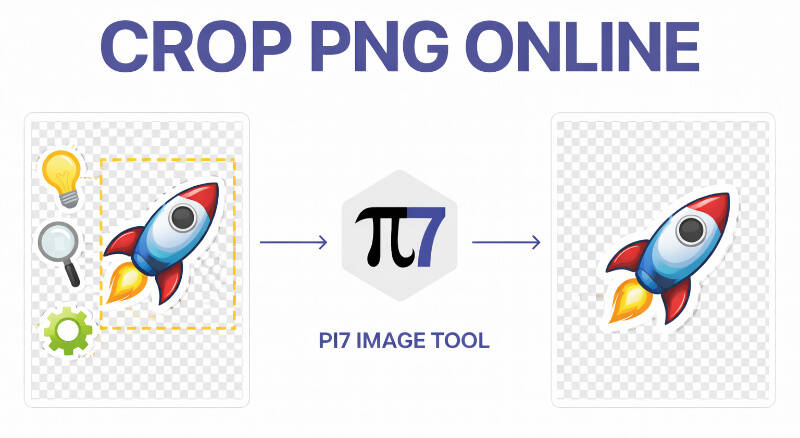 Simple way to crop PNG without losing quality with Pi7 Image Tool