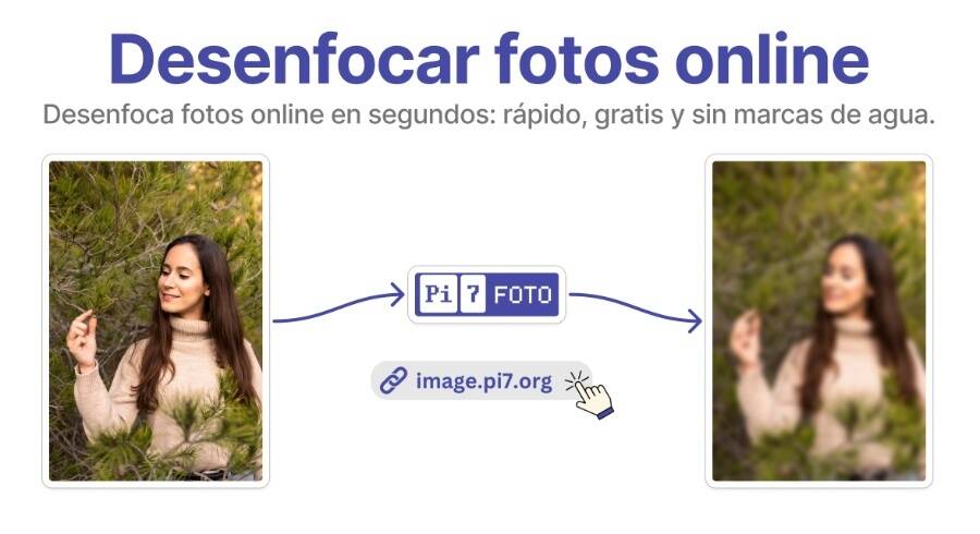 Desenfoca fotos online fácil, rápido y sin límites