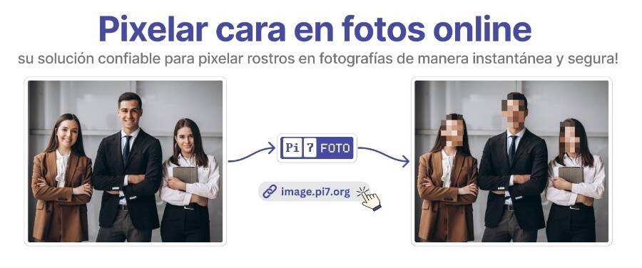 Pixelar caras en la imagen con Pi7