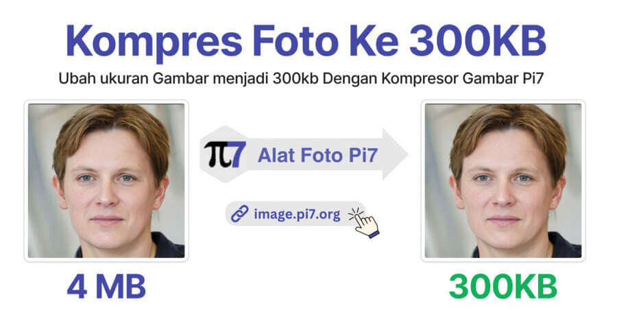 Kompres foto menjadi 300kb dengan Alat Gambar Pi7