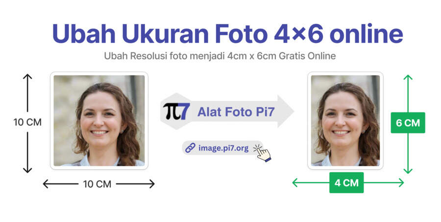Ubah Resolusi foto menjadi 4cm x 6cm Gratis Online