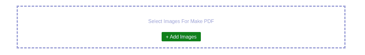Select images for PDF conversion