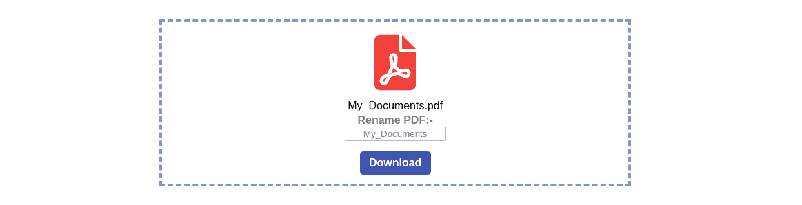 Rename and download PDF