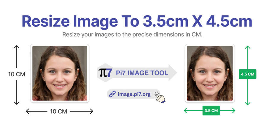 Resize Image to 3.5cm x 4.5cm - Pi7 Image Resizer