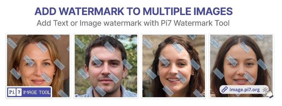 Add Text or Image watermark to multiple images at once