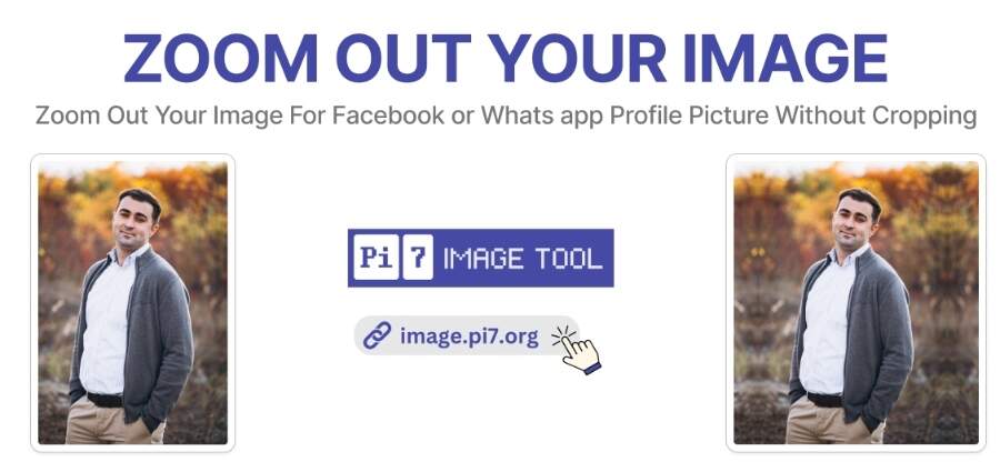 Zoom Out Your Image For Profile Pictures Without With Pi7 Image Tool